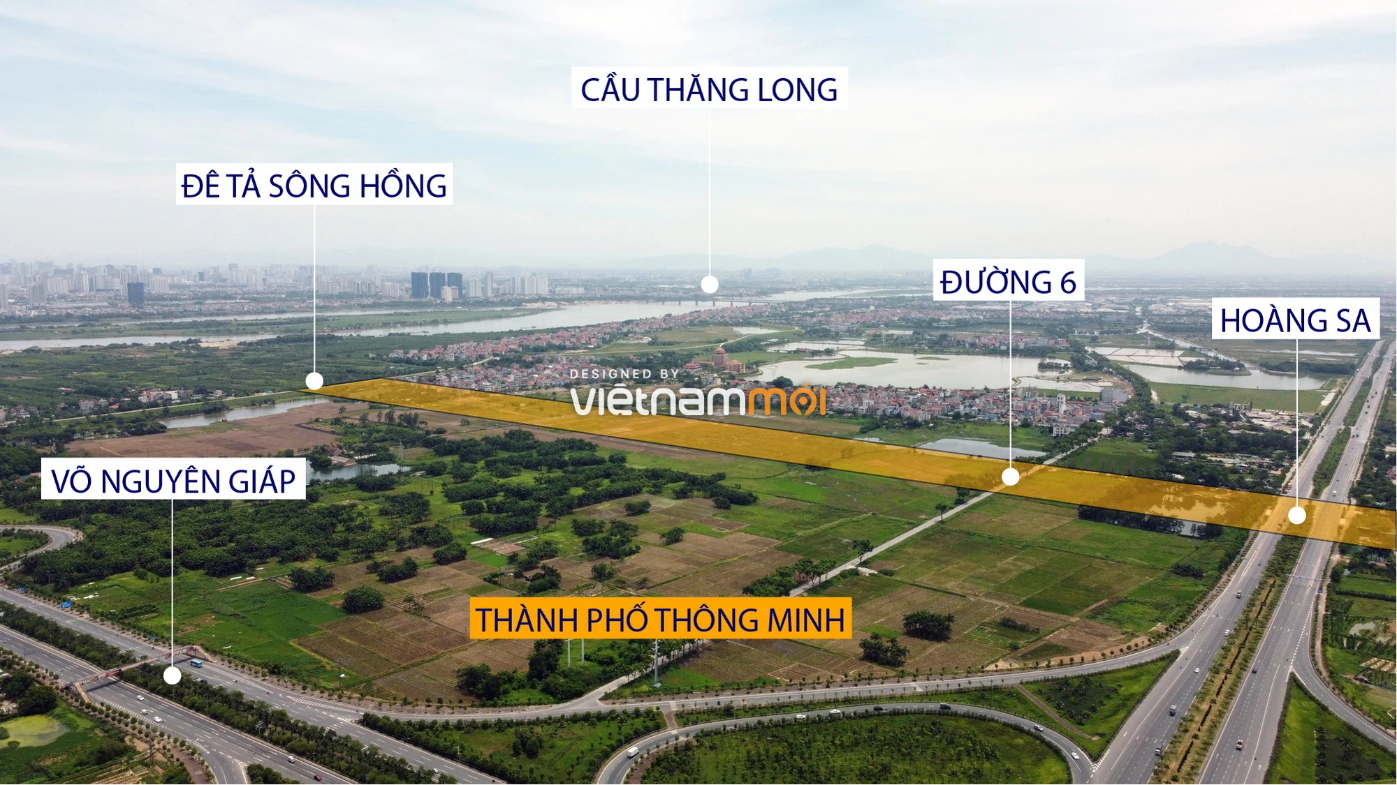 Đường sẽ mở theo quy hoạch xung quanh dự án Thành phố Thông minh Bắc Hà Nội (phần 1) - Ảnh 3. Đường sẽ mở theo quy hoạch xung quanh dự án Thành phố Thông minh Bắc Hà Nội (phần 1) - Ảnh 3.