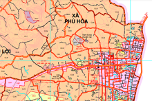Bản đồ quy hoạch giao thông xã Phú Hòa, Định Quán, Đồng Nai
