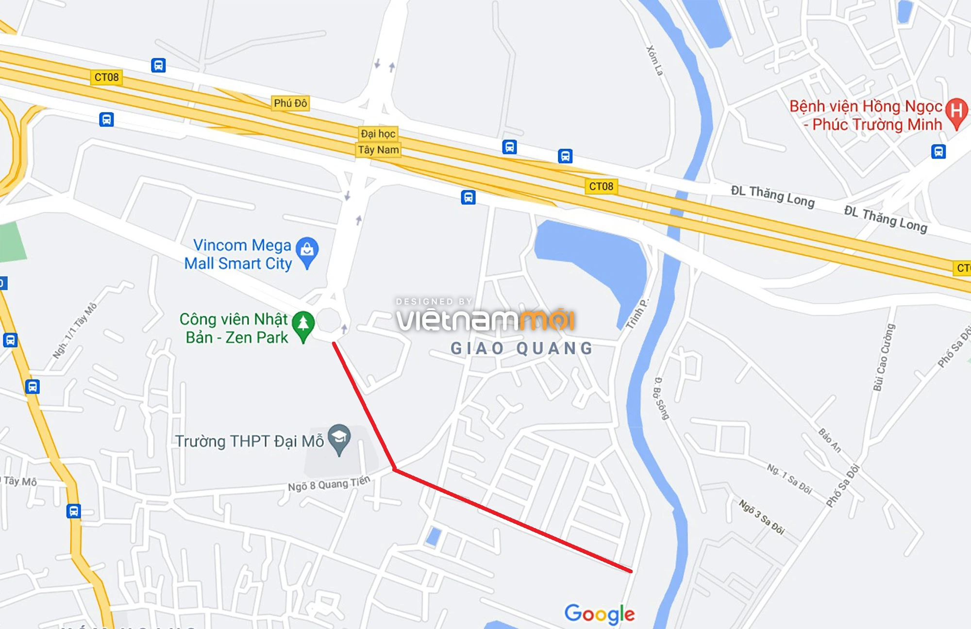 Đường sẽ mở theo quy hoạch xung quanh khu đô thị Vinhomes Smart City (phần 3) - Ảnh 10. Đường sẽ mở theo quy hoạch xung quanh khu đô thị Vinhomes Smart City (phần 3) - Ảnh 10.