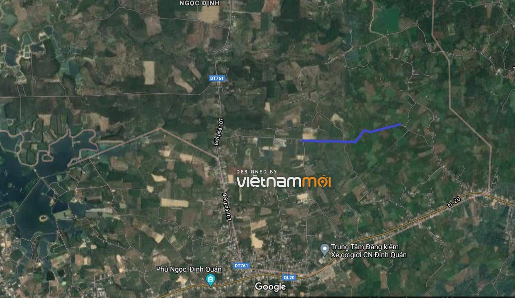 Đường sẽ mở ở xã Ngọc Định, Định Quán, Đồng Nai - Ảnh 2. Đường sẽ mở ở xã Ngọc Định, Định Quán, Đồng Nai - Ảnh 2.