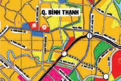 Bản đồ quy hoạch giao thông phường 3, quận Bình Thạnh, TP HCM