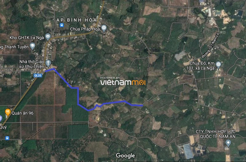 Đường sẽ mở ở xã La Ngà, Định Quán, Đồng Nai - Ảnh 2. Đường sẽ mở ở xã La Ngà, Định Quán, Đồng Nai - Ảnh 2.