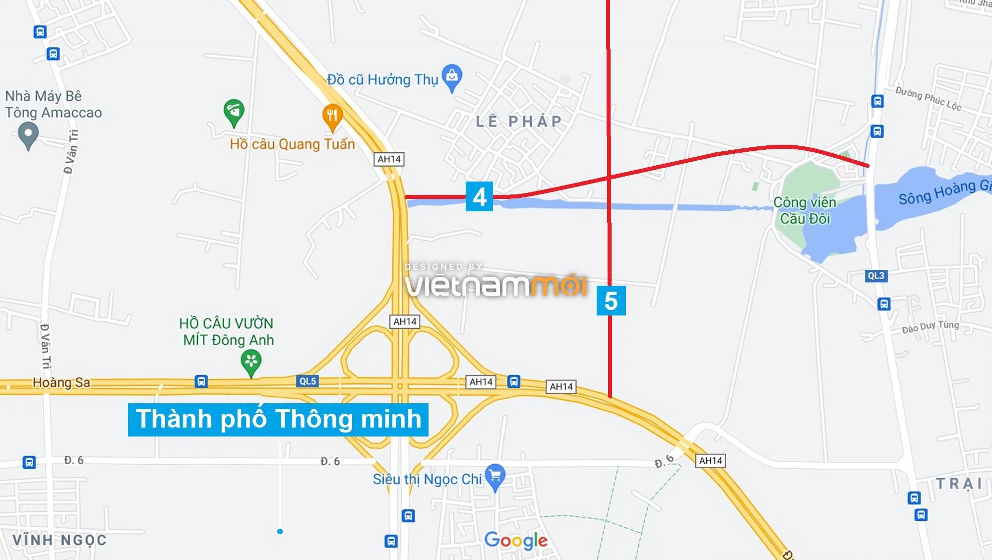 Đường sẽ mở theo quy hoạch xung quanh dự án Thành phố Thông minh Bắc Hà Nội (phần 2) - Ảnh 7.