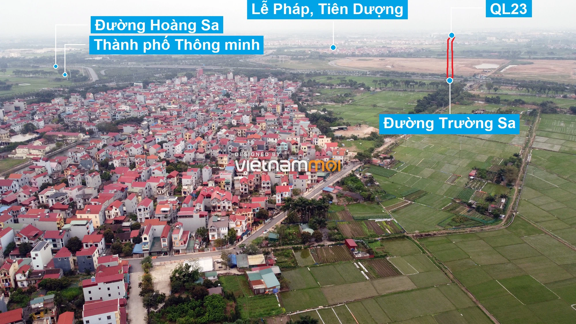 Đường sẽ mở theo quy hoạch xung quanh dự án Thành phố Thông minh Bắc Hà Nội (phần 2) - Ảnh 12.