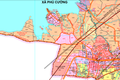 Bản đồ quy hoạch giao thông xã Phú Cường, Định Quán, Đồng Nai