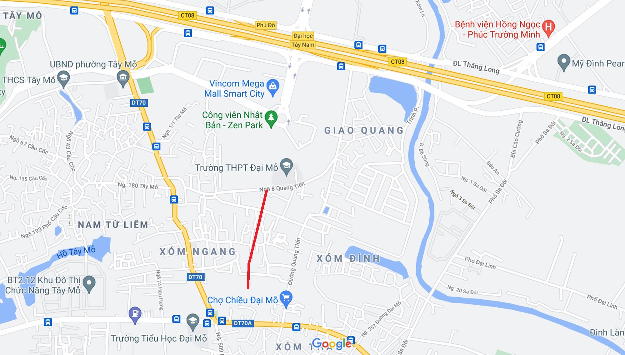 Đường sẽ mở theo quy hoạch xung quanh khu đô thị Vinhomes Smart City (phần 3) - Ảnh 6. Đường sẽ mở theo quy hoạch xung quanh khu đô thị Vinhomes Smart City (phần 3) - Ảnh 6.