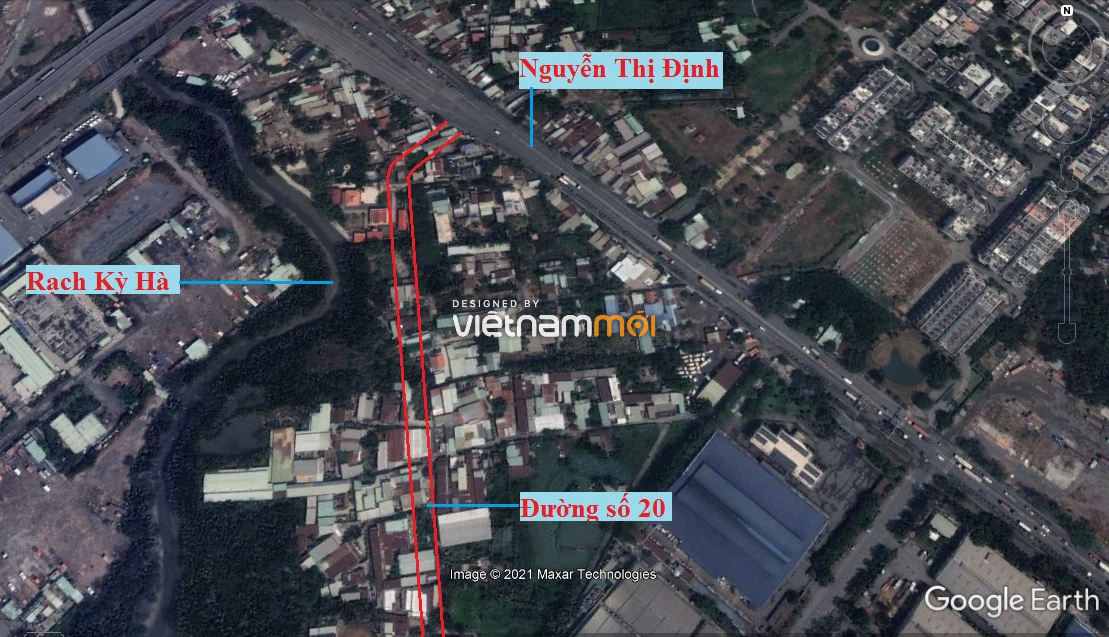 Đường sẽ mở theo quy hoạch ở phường Thạnh Mỹ Lợi, quận 2, Thủ Đức, TP HCM (phần 8) - Ảnh 2. Đường sẽ mở theo quy hoạch ở phường Thạnh Mỹ Lợi, quận 2, Thủ Đức, TP HCM (phần 8) - Ảnh 2.