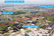 Đường sẽ mở theo quy hoạch xung quanh khu đô thị Vinhomes Wonder Park (phần 3)