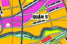 Bản đồ quy hoạch giao thông phường 5, quận 5, TP HCM