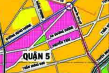 Bản đồ quy hoạch giao thông phường 4, quận 5, TP HCM