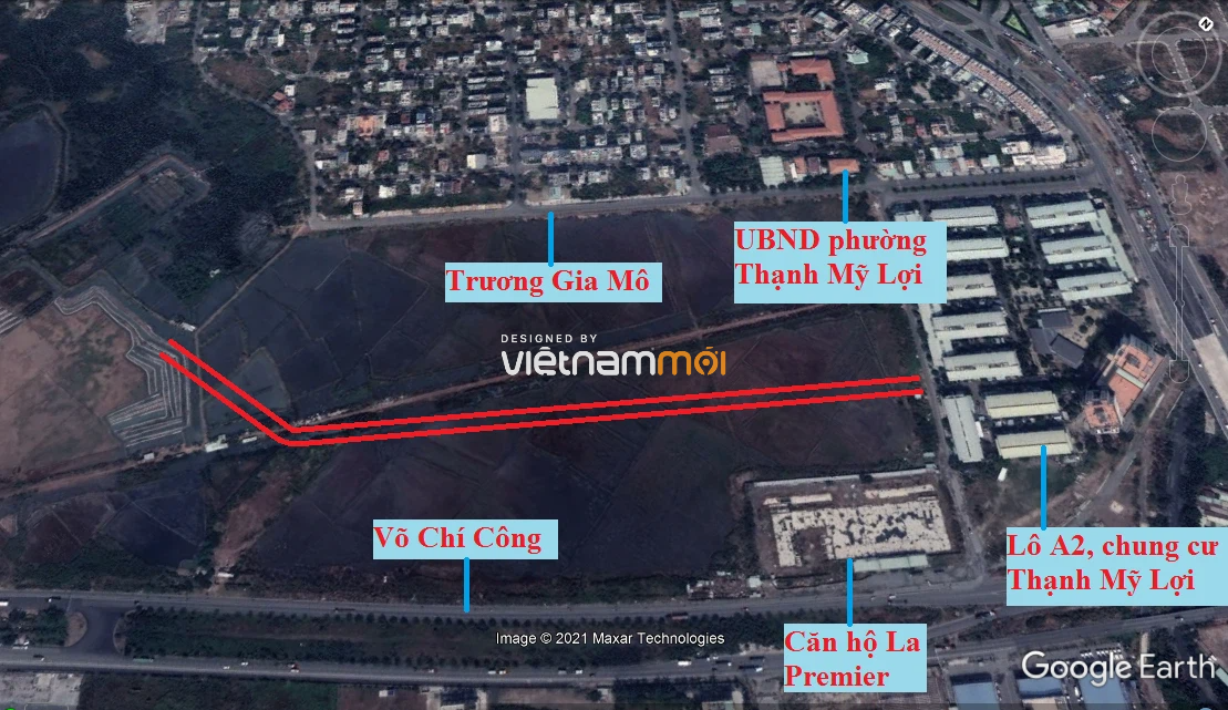 Đường sẽ mở theo quy hoạch ở phường Thạnh Mỹ Lợi, quận 2, Thủ Đức, TP HCM (phần 9) - Ảnh 2. Đường sẽ mở theo quy hoạch ở phường Thạnh Mỹ Lợi, quận 2, Thủ Đức, TP HCM (phần 9) - Ảnh 2.