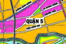 Bản đồ quy hoạch giao thông phường 8, quận 5, TP HCM