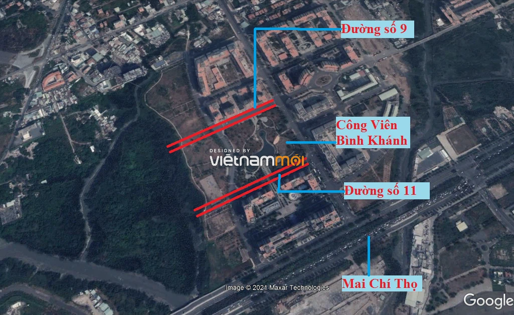 Đường sẽ mở theo quy hoạch ở phường Bình Khánh (cũ), quận 2, Thủ Đức, TP HCM (phần 1) - Ảnh 5. Đường sẽ mở theo quy hoạch ở phường Bình Khánh (cũ), quận 2, Thủ Đức, TP HCM (phần 1) - Ảnh 5.