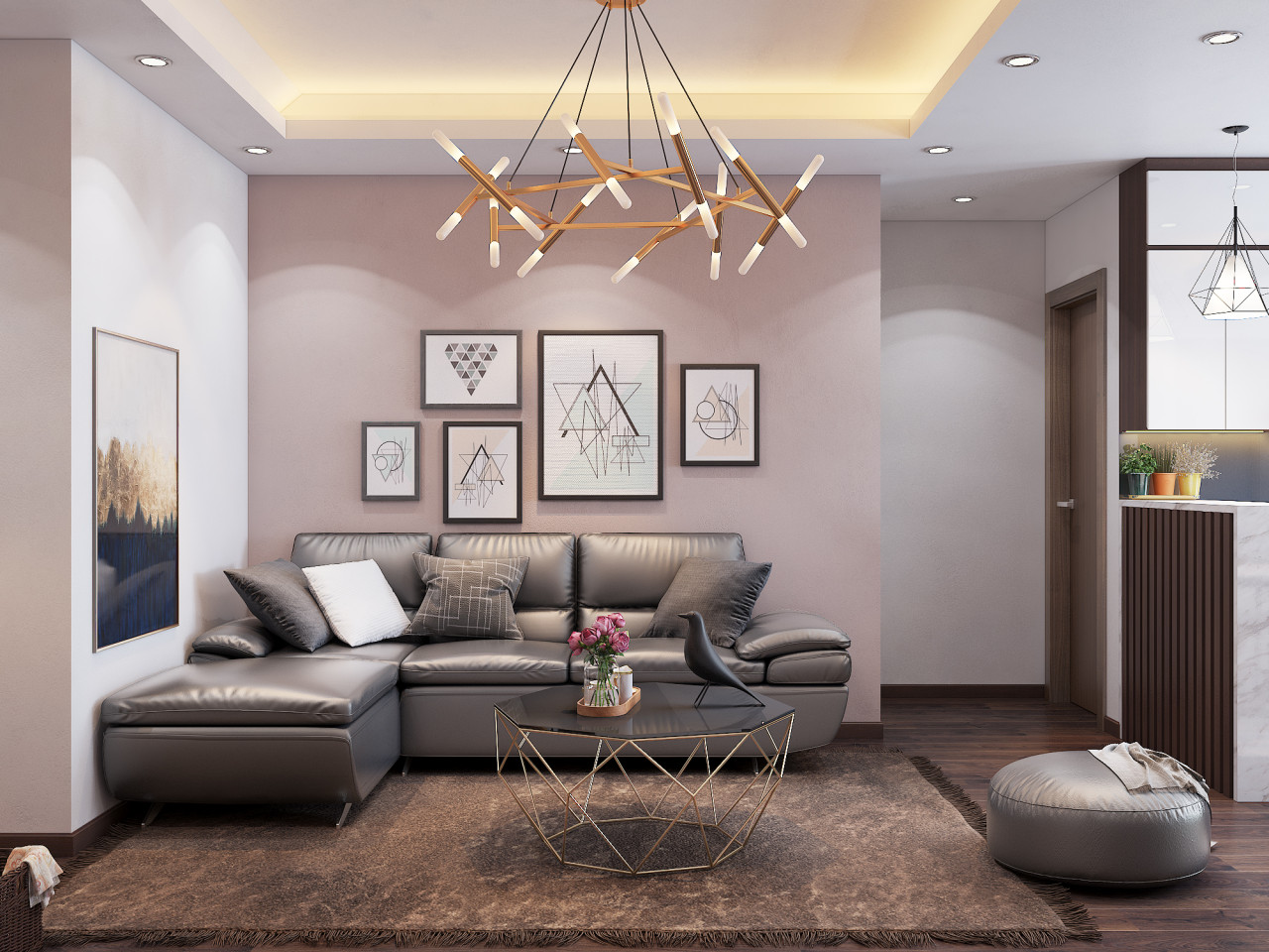 Gợi ý cách bố trí nhà chung cư 70m2 cho từng không gian riêng biệt - Ảnh 1. Gợi ý cách bố trí nhà chung cư 70m2 cho từng không gian riêng biệt - Ảnh 1.