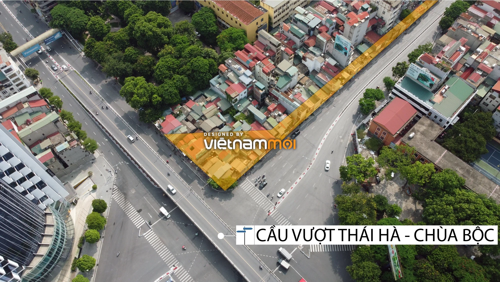 Cận cảnh khu vực thu hồi đất để hoàn thiện nút giao Chùa Bộc - Thái Hà - Ảnh 3.