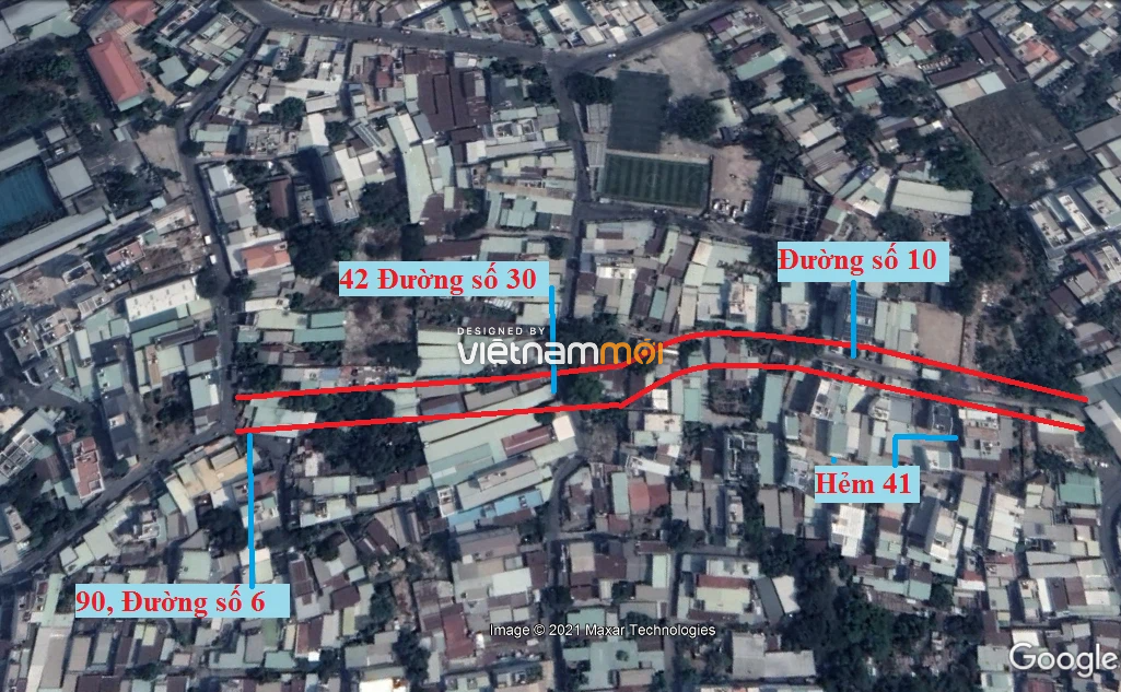 Đường sẽ mở theo quy hoạch ở phường Bình Trưng Tây, quận 2, Thủ Đức, TP HCM (phần 2) - Ảnh 9. Đường sẽ mở theo quy hoạch ở phường Bình Trưng Tây, quận 2, Thủ Đức, TP HCM (phần 2) - Ảnh 9.