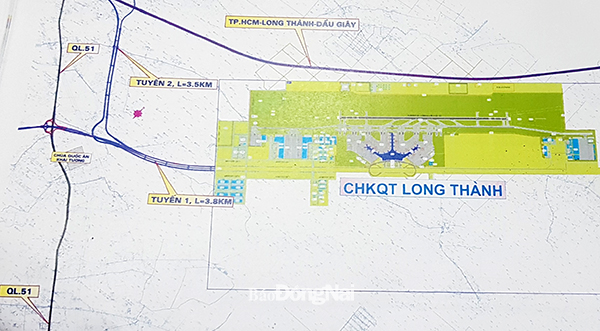 Đẩy nhanh tiến độ GPMB hai tuyến đường kết nối sân bay Long Thành - Ảnh 1. Đẩy nhanh tiến độ GPMB hai tuyến đường kết nối sân bay Long Thành - Ảnh 1.