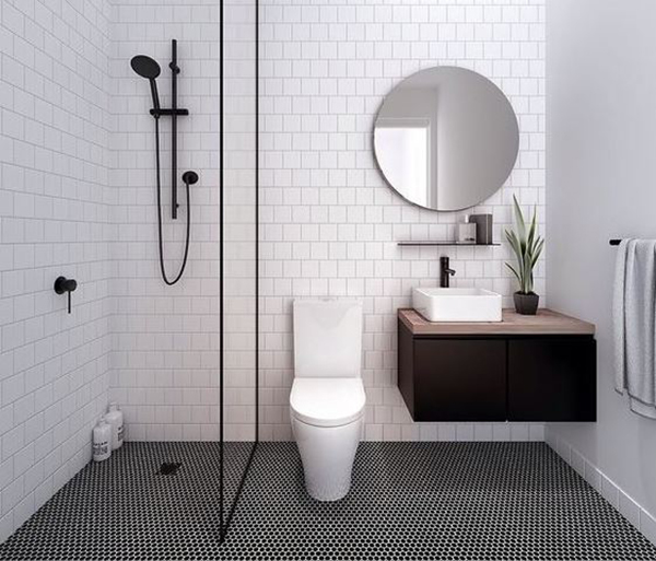 Gợi ý cách bố trí nhà vệ sinh nhỏ đẹp, tiện nghi cho ngôi nhà của bạn - Ảnh 2. Gợi ý cách bố trí nhà vệ sinh nhỏ đẹp, tiện nghi cho ngôi nhà của bạn - Ảnh 2.