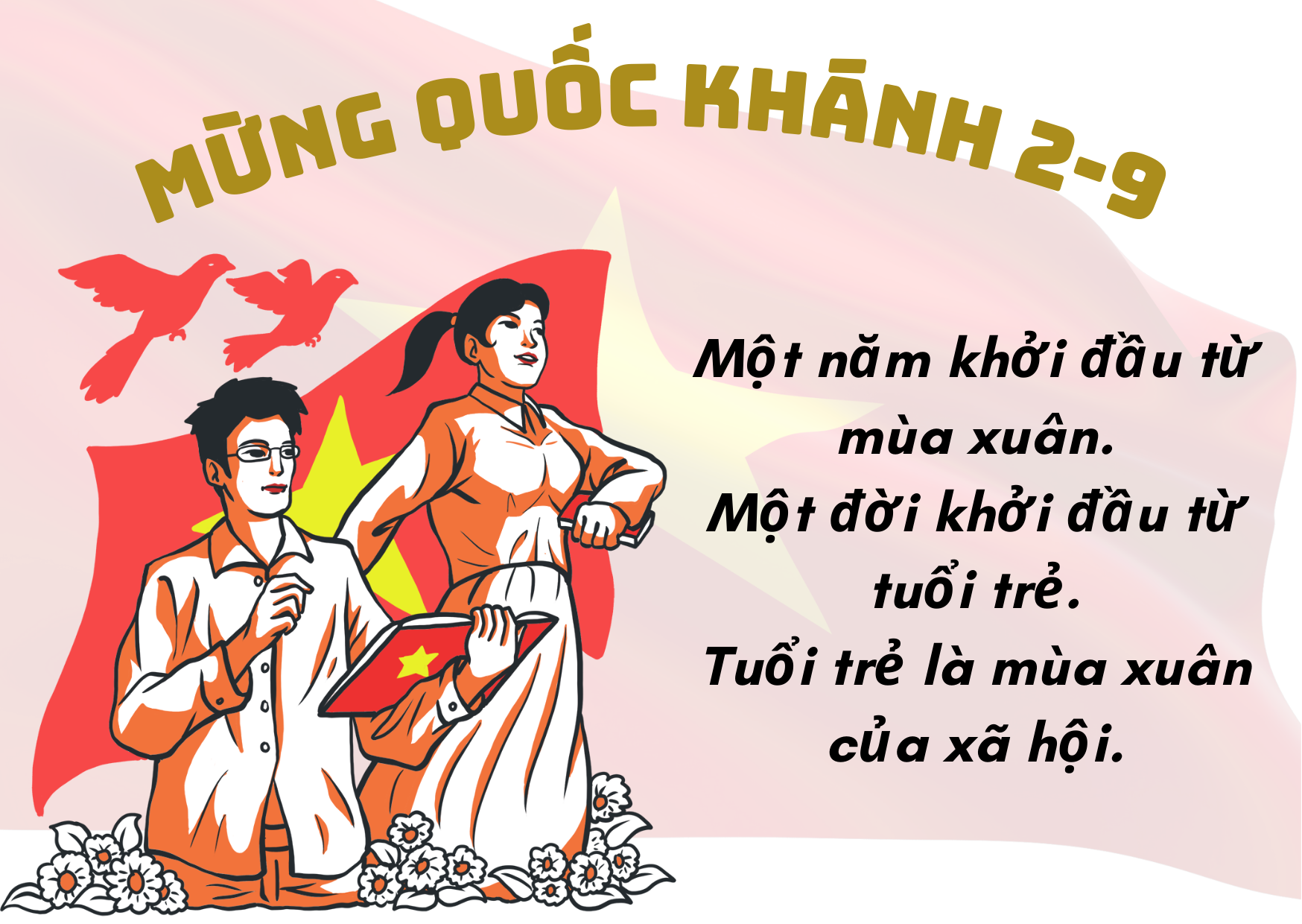 Tham khảo những hình ảnh chúc mừng ngày Quốc khánh 2/9 mới nhất - Ảnh 6.