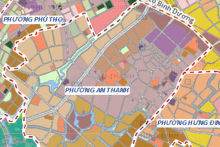 Bản đồ quy hoạch sử dụng đất phường An Thạnh, TP Thuận An, Bình Dương