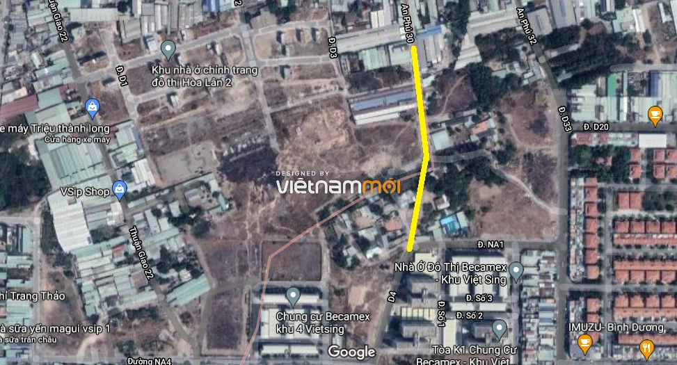 Đường sẽ mở ở phường Thuận Giao, TP Thuận An, Bình Dương - Ảnh 3. Đường sẽ mở ở phường Thuận Giao, TP Thuận An, Bình Dương - Ảnh 3.