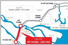 Dịch Covid-19: Bộ Giao thông Vận tải đề nghị hỗ trợ đẩy nhanh dự án cao tốc Mỹ Thuận - Cần Thơ