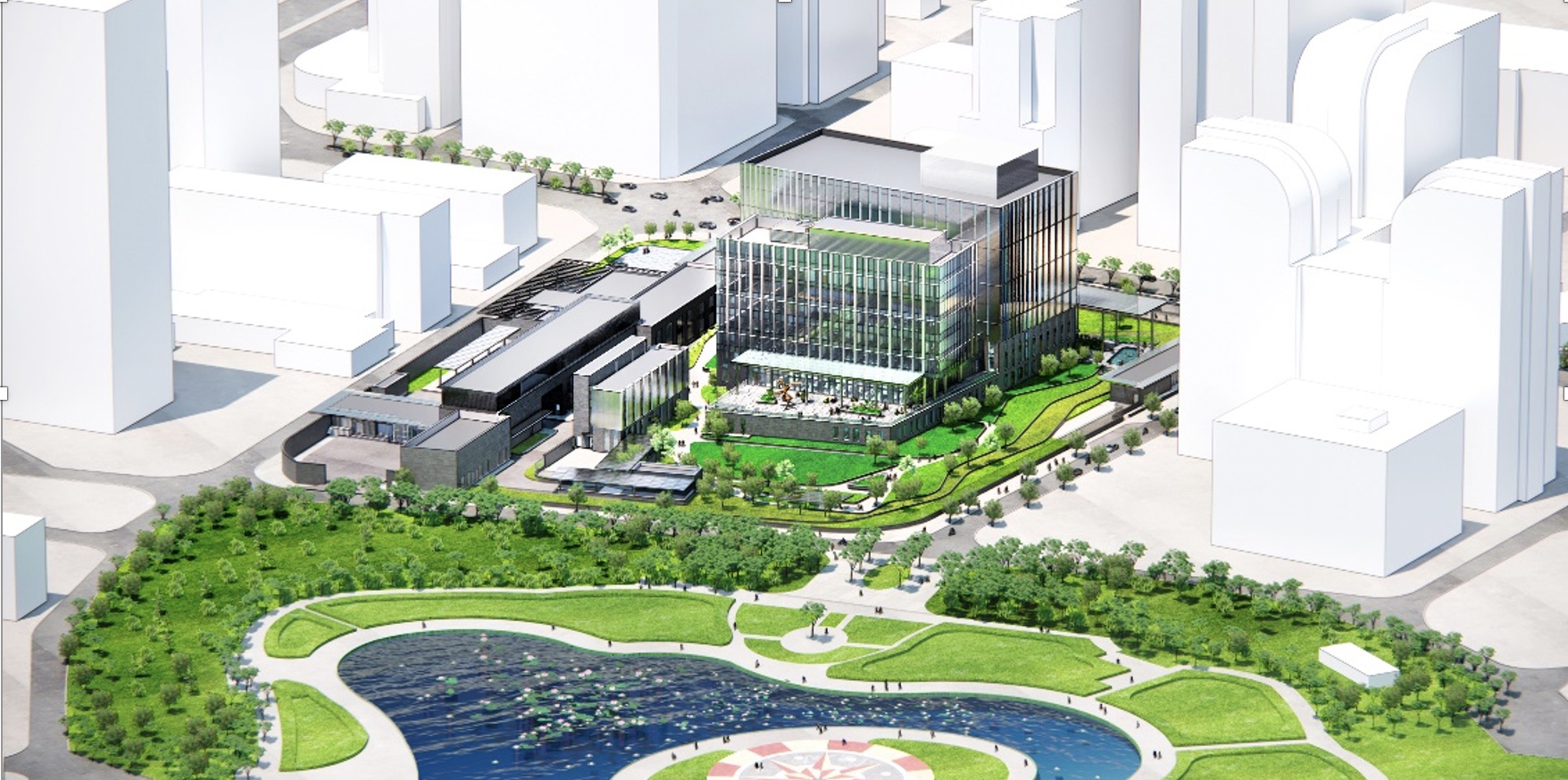 Trụ sở mới Đại sứ quán Mỹ: Nằm giữa 'Thung lũng Silicon' của Hà Nội, sẽ có tuyến metro chạy qua - Ảnh 1. Trụ sở mới Đại sứ quán Mỹ: Nằm giữa 'Thung lũng Silicon' của Hà Nội, sẽ có tuyến metro chạy qua - Ảnh 1.
