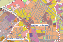 Bản đồ quy hoạch giao thông phường Thuận Giao, TP Thuận An, Bình Dương