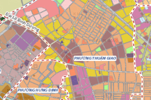 Bản đồ quy hoạch sử dụng đất phường Thuận Giao, TP Thuận An, Bình Dương