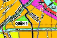 Bản đồ quy hoạch giao thông phường 6, quận 4, TP HCM