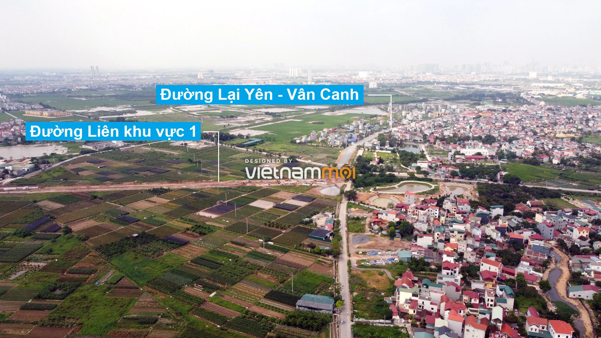 Hà Nội sắp đầu tư làm hai đường liên khu nối QL32, đường 3,5 với đại lộ Thăng Long tại huyện Hoài Đức - Ảnh 2.