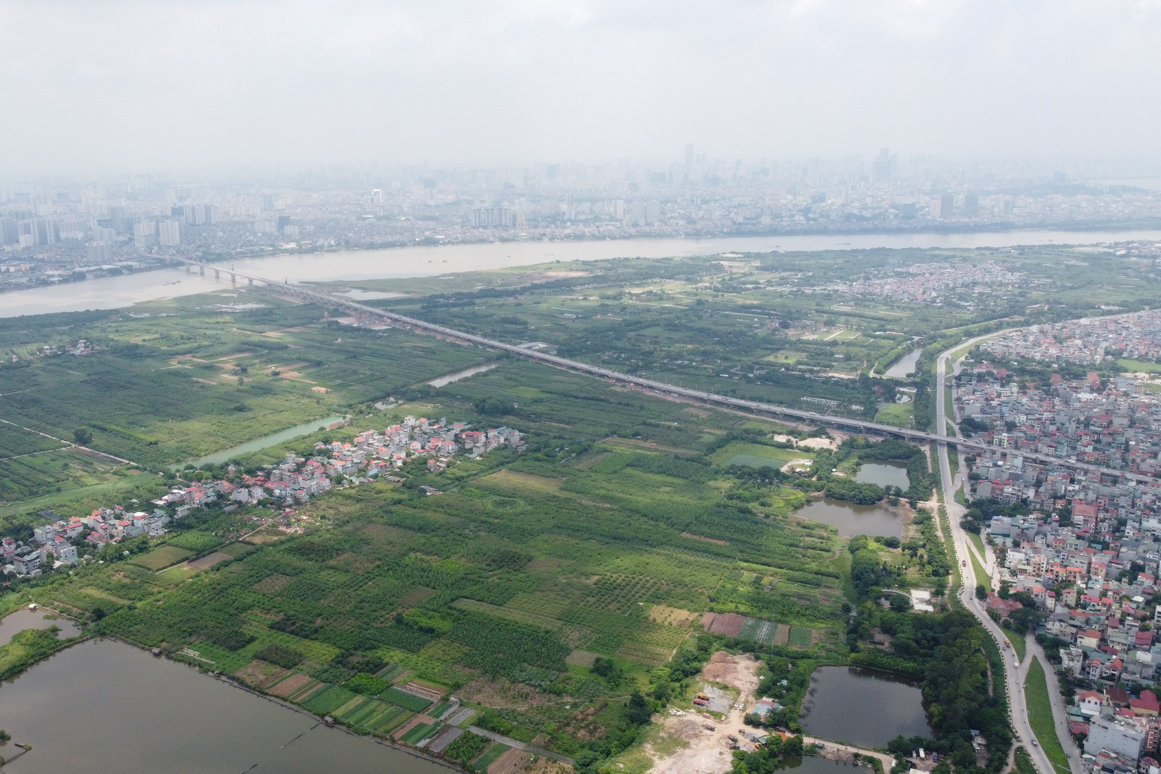 9 bãi sông có thể được xây dựng thuộc quy hoạch phân khu đô thị sông Hồng