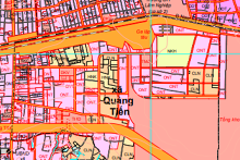 Bản đồ quy hoạch giao thông xã Quảng Tiến, Trảng Bom, Đồng Nai
