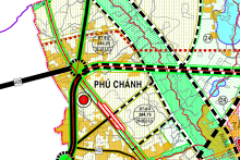 Bản đồ quy hoạch sử dụng đất phường Phú Chánh, Tân Uyên, Bình Dương