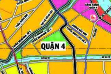 Bản đồ quy hoạch giao thông phường 14, quận 4, TP HCM