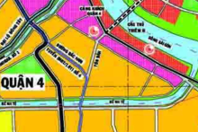 Bản đồ quy hoạch giao thông phường 18, quận 4, TP HCM