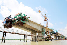 Quảng Ninh hợp long cầu Sông Chanh 2 trị giá 238 tỷ đồng