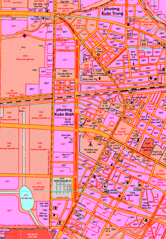 Bản đồ quy hoạch sử dụng đất phường Xuân Bình, Long Khánh, Đồng Nai - Ảnh 2. Bản đồ quy hoạch sử dụng đất phường Xuân Bình, Long Khánh, Đồng Nai - Ảnh 2.