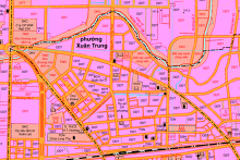 Bản đồ quy hoạch sử dụng đất phường Xuân Trung, Long Khánh, Đồng Nai