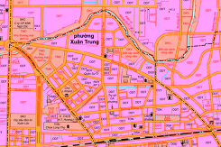 Bản đồ quy hoạch sử dụng đất phường Xuân Trung, Long Khánh, Đồng Nai