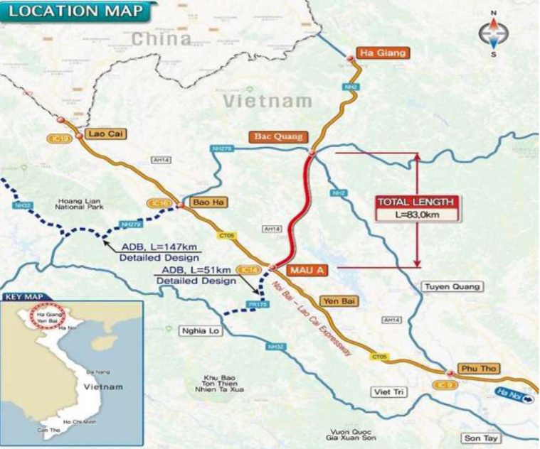 Bộ GTVT muốn đầu tư 8.737 tỷ đồng làm 83,3 km đường nối Hà Giang với cao tốc Nội Bài - Lào Cai - Ảnh 1. Bộ GTVT muốn đầu tư 8.737 tỷ đồng làm 83,3 km đường nối Hà Giang với cao tốc Nội Bài - Lào Cai - Ảnh 1.