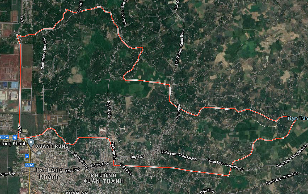 Bản đồ quy hoạch sử dụng đất phường Bảo Vinh, Long Khánh, Đồng Nai - Ảnh 1.