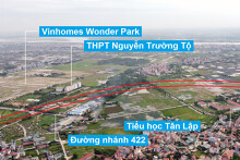 Đường sẽ mở theo quy hoạch xung quanh khu đô thị Vinhomes Wonder Park (phần 1)