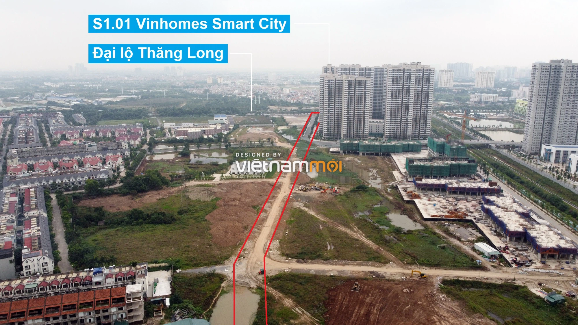 Đường sẽ mở theo quy hoạch xung quanh khu đô thị Vinhomes Smart City (phần 1) - Ảnh 7. Đường sẽ mở theo quy hoạch xung quanh khu đô thị Vinhomes Smart City (phần 1) - Ảnh 7.