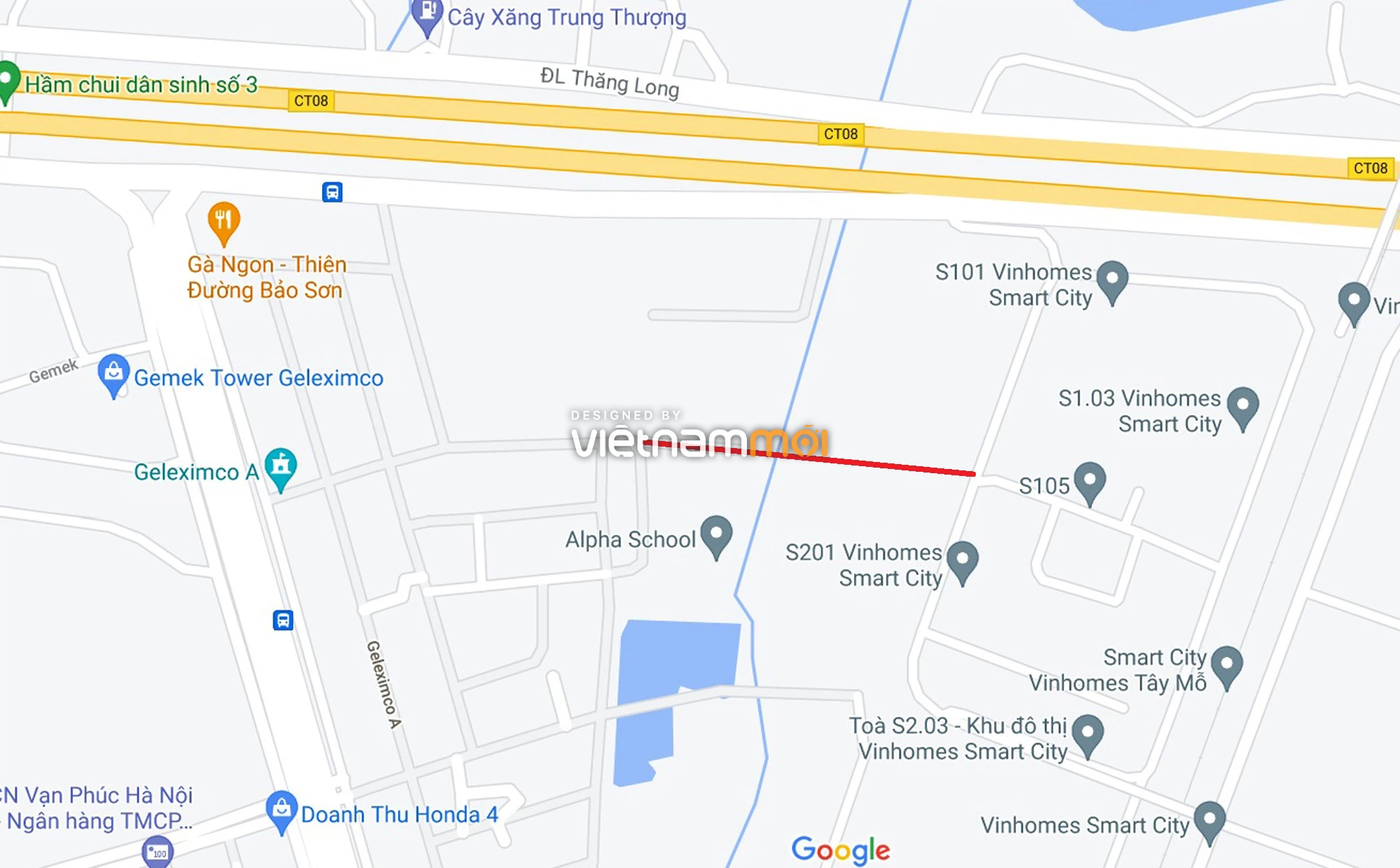 Đường sẽ mở theo quy hoạch xung quanh khu đô thị Vinhomes Smart City (phần 1) - Ảnh 11. Đường sẽ mở theo quy hoạch xung quanh khu đô thị Vinhomes Smart City (phần 1) - Ảnh 11.