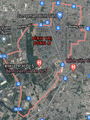 Bản đồ quy hoạch sử dụng đất phường Bình Trị Đông B, quận Bình Tân, TP HCM - Ảnh 1.