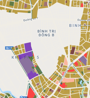 Bản đồ quy hoạch sử dụng đất phường Bình Trị Đông B, quận Bình Tân, TP HCM - Ảnh 2.
