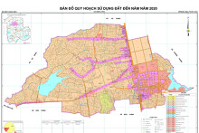 Bản đồ quy hoạch sử dụng đất xã Kim Long, huyện Châu Đức, tỉnh Bà Rịa - Vũng Tàu
