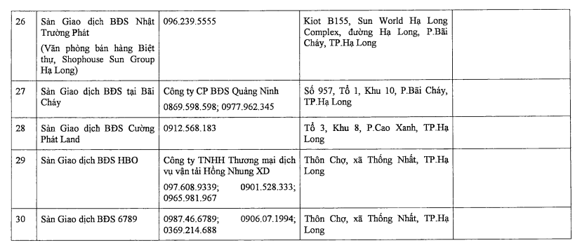 TP Hạ Long: An Phát, Legend Land và hơn một trăm sàn giao dịch, doanh nghiệp BĐS hoạt động 'chui' - Ảnh 6. TP Hạ Long: An Phát, Legend Land và hơn một trăm sàn giao dịch, doanh nghiệp BĐS hoạt động 'chui' - Ảnh 6.