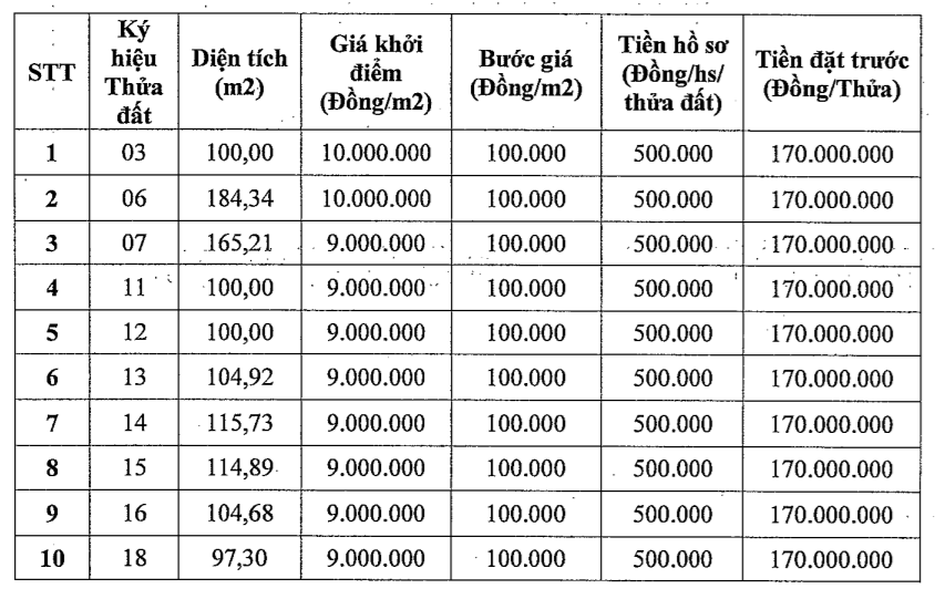 Hà Nội đấu giá 11 thửa đất tại huyện Mê Linh, khởi điểm từ 9 triệu đồng/m2 - Ảnh 1. Hà Nội đấu giá 11 thửa đất tại huyện Mê Linh, khởi điểm từ 9 triệu đồng/m2 - Ảnh 1.